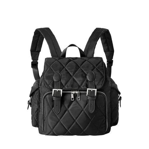 Quilted Diaper Bag Backpack Multifunction Waterproof Travel Back Pack Nappy Changing Bags Mom Bag