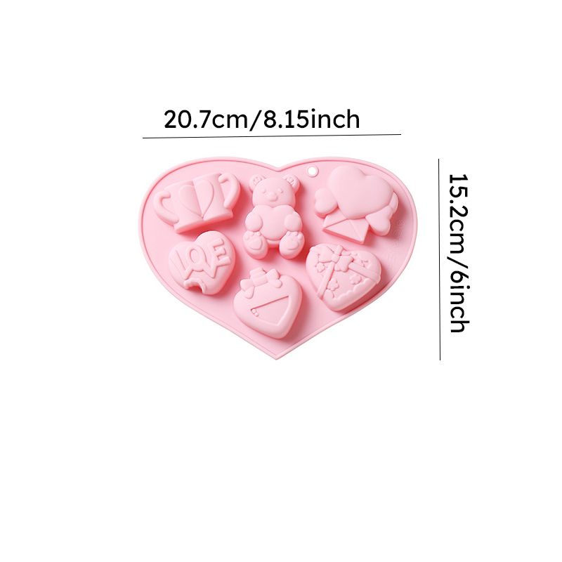 Heart-shaped Silicone Mold Set for