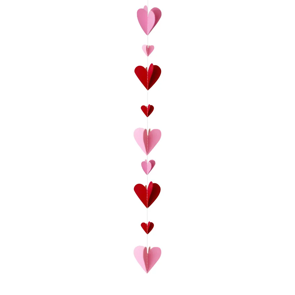Décoration De Bannière En Forme De Cœur 3D Pour La Saint-Valentin, Les Demandes En Mariage Et Les Fêtes