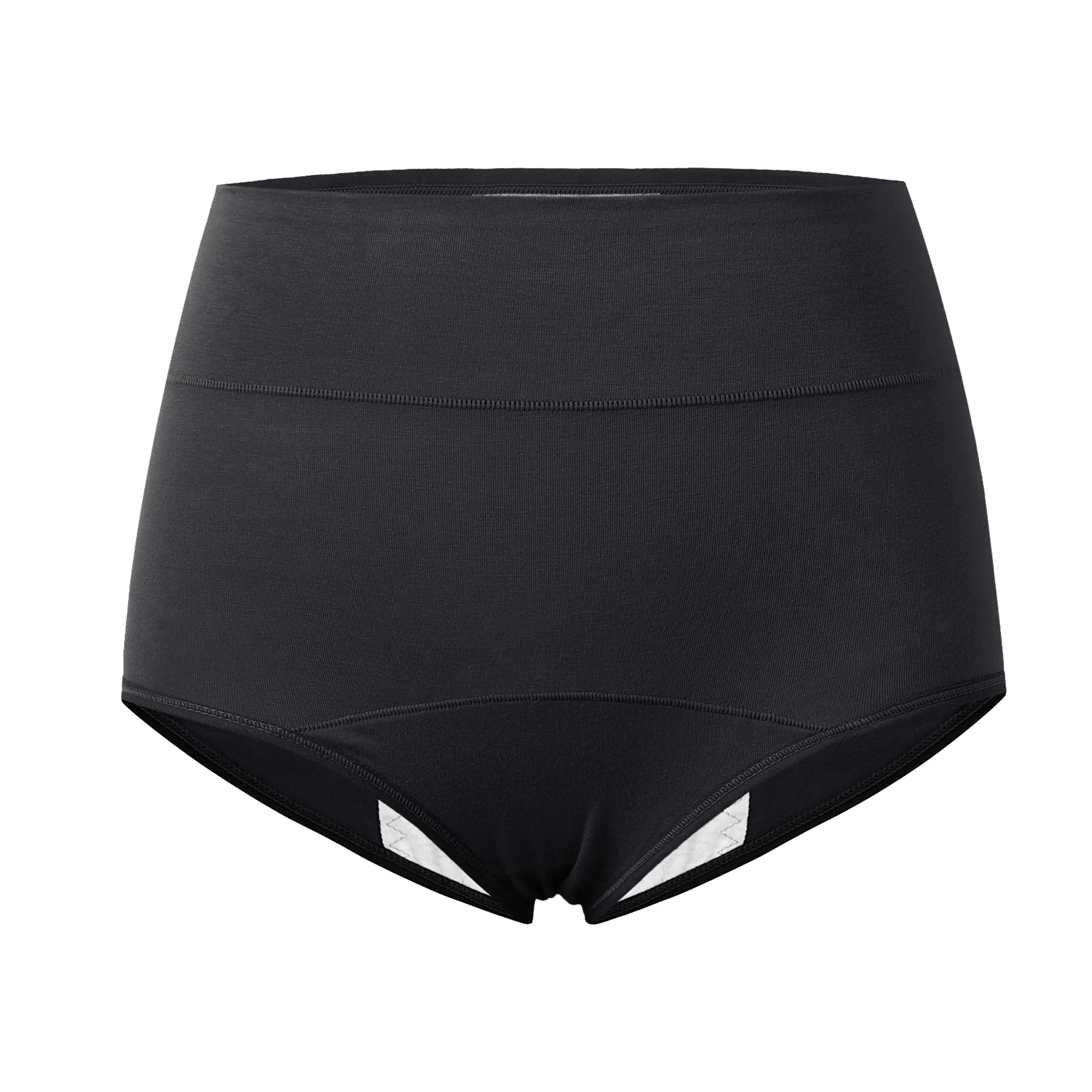 Women's Cotton Physiological Underwear - Solid Color, Leak-Proof