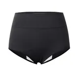 Women's Cotton Physiological Underwear - Solid Color, Leak-Proof Black