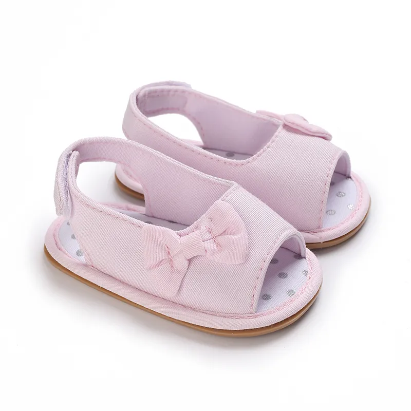 

Baby / Toddler Girl Pretty Solid Bowknot Sandals