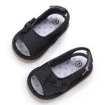 Baby / Toddler Girl Pretty Solid Bowknot Sandals Black