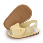 Baby / Toddler Girl Pretty Solid Bowknot Sandals Yellow