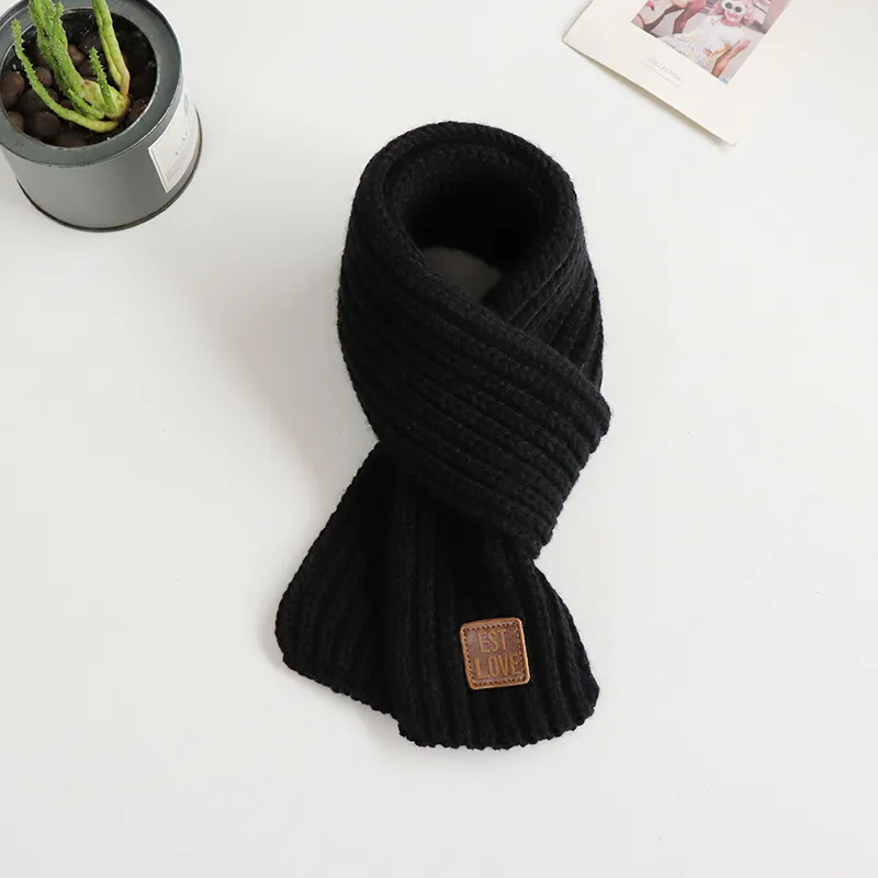 Basic thickened Warm knitted scarf for Toddler/kids/adult  image 2
