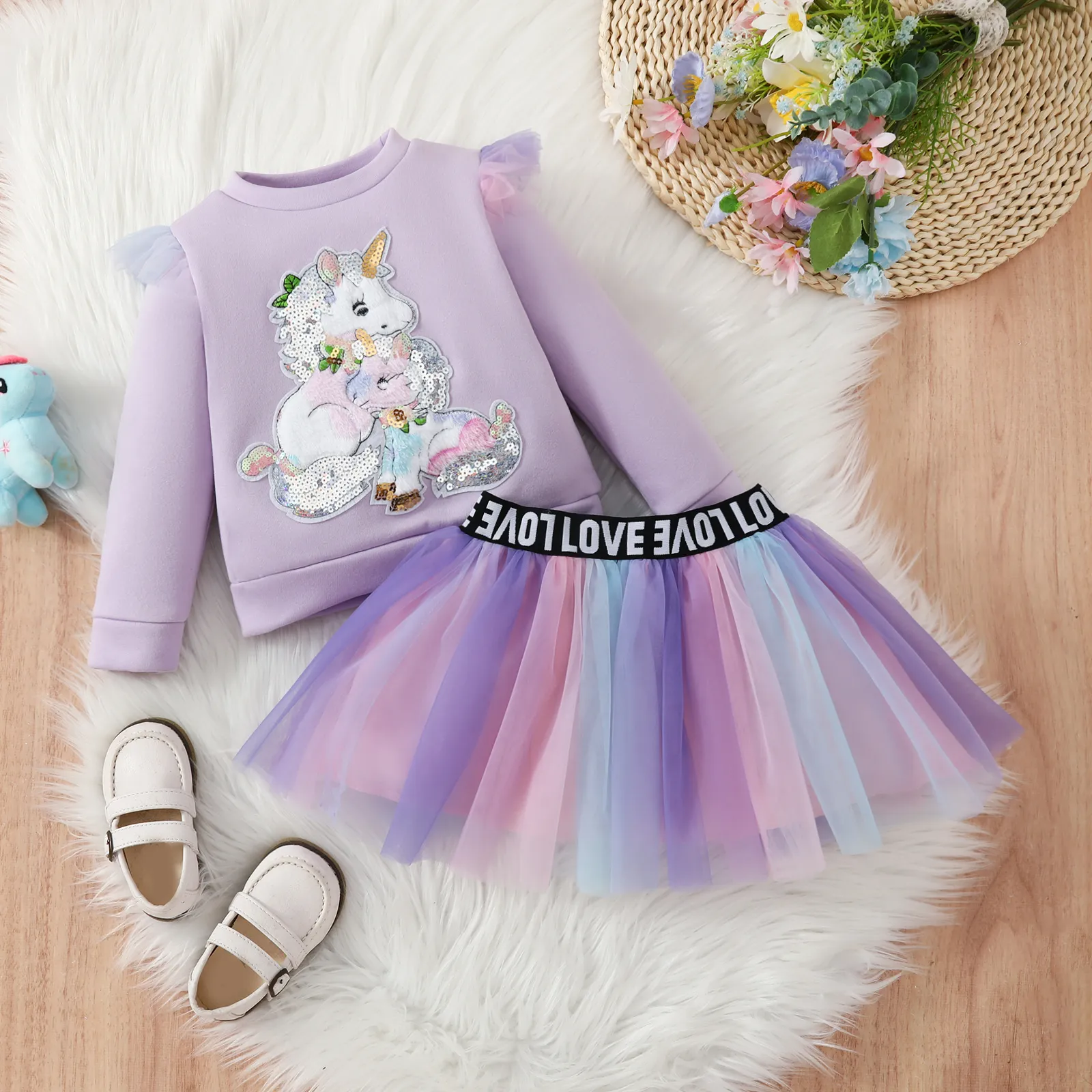 Sequin shop unicorn skirt