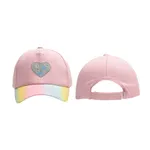 Toddler/kids Sweet Love visor baseball/peaked cap Pink