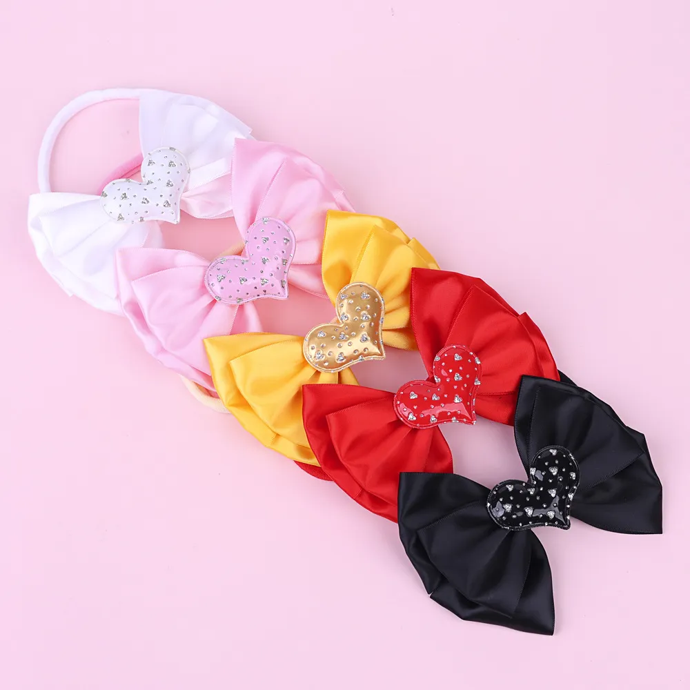Baby/toddler Sweet Valentine's Day Bow Headband Pink big image 1