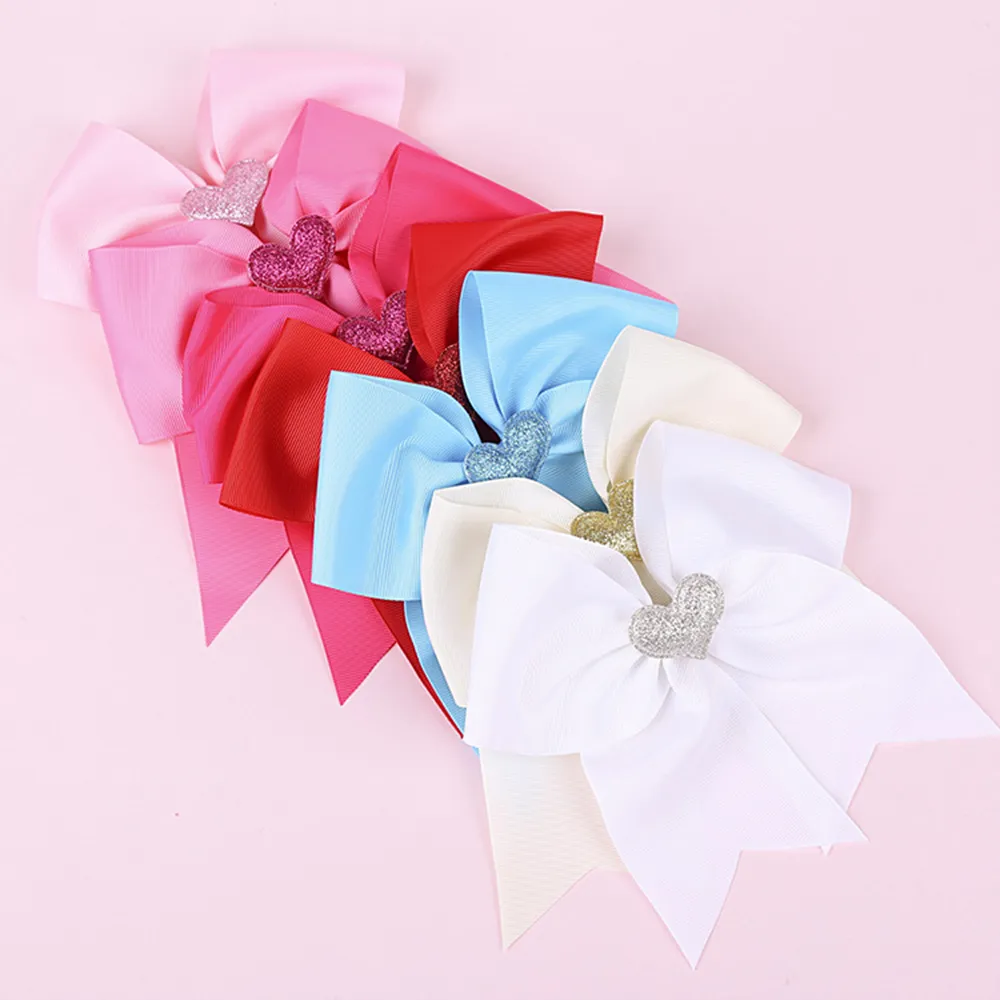 Toddler/adult Valentine's Day swallowtail bow large and small two-piece set Pink big image 1