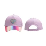 Toddler/kids Sweet Love visor baseball/peaked cap Purple