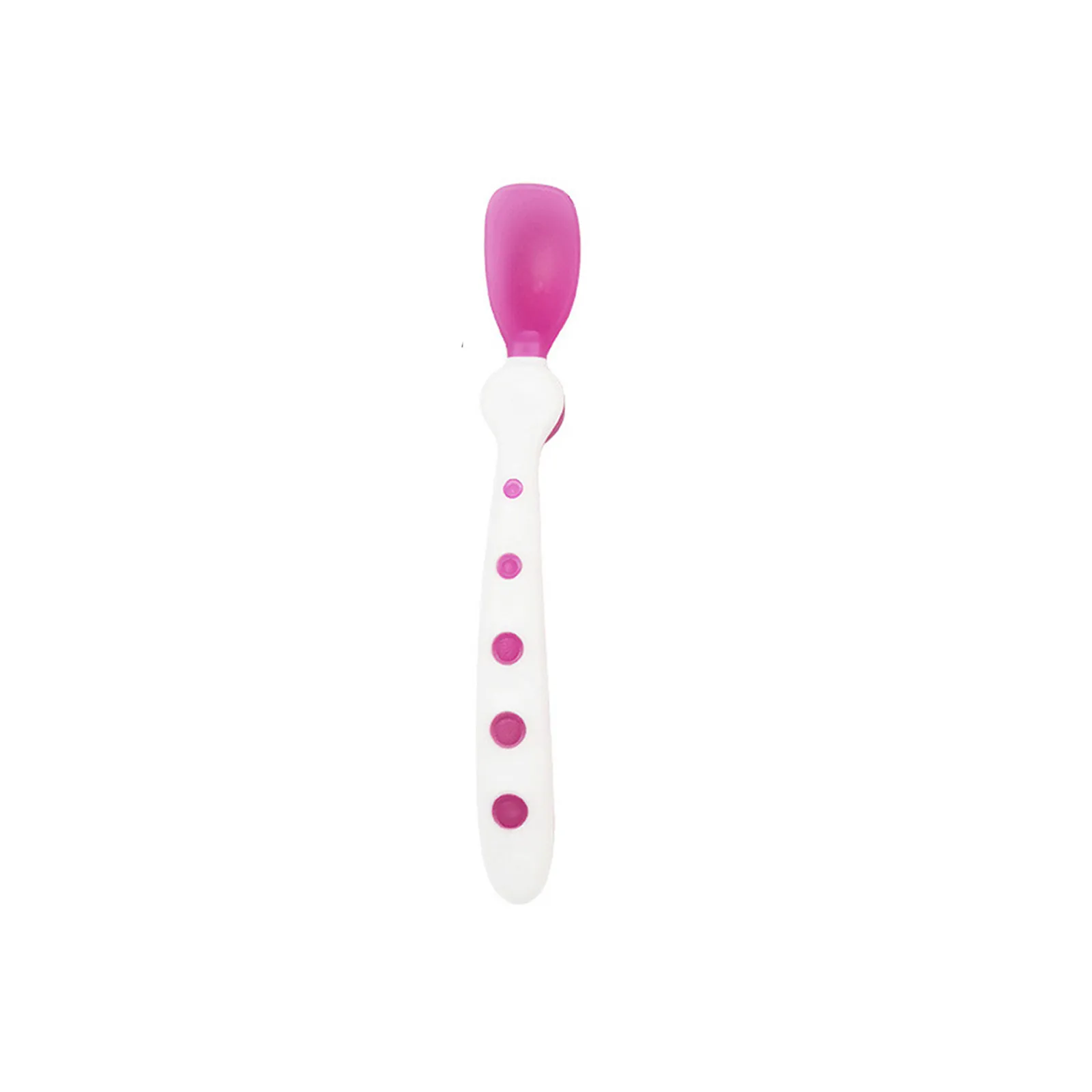 Color-changing Long-handled Soft Spoon for Kids