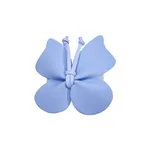 Toddler/kids Sweet PU leather all-inclusive bow hair clip Blue