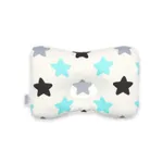 Baby Anti-Flat Head Pillow, Bedside Cushion for Infants 0-6 Months Blue