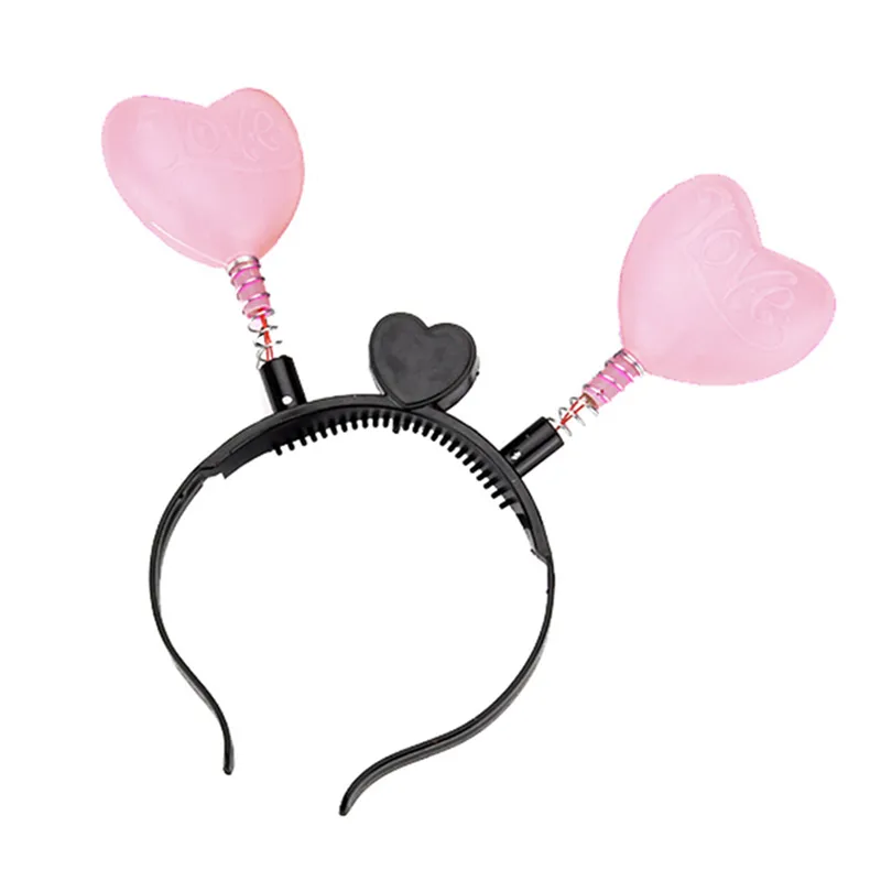 Toddler/kids Sweet Fashionable love luminous headband Pink big image 1