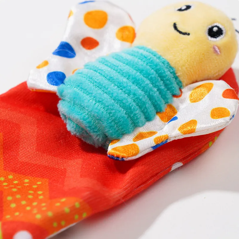 Pulsera de juguete de sonajero para bebés/calcetines tobilleros con diseño decorativo de correa de reloj Color-A big image 1