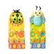Baby-Rassel-Spielzeug-Armband / Knöchelsocken mit dekorativem Uhrenarmband-Design Farbe-D