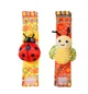 Baby Rattle Toy Wristband/Ankle Socks with Decorative Watch Strap Design Color-E