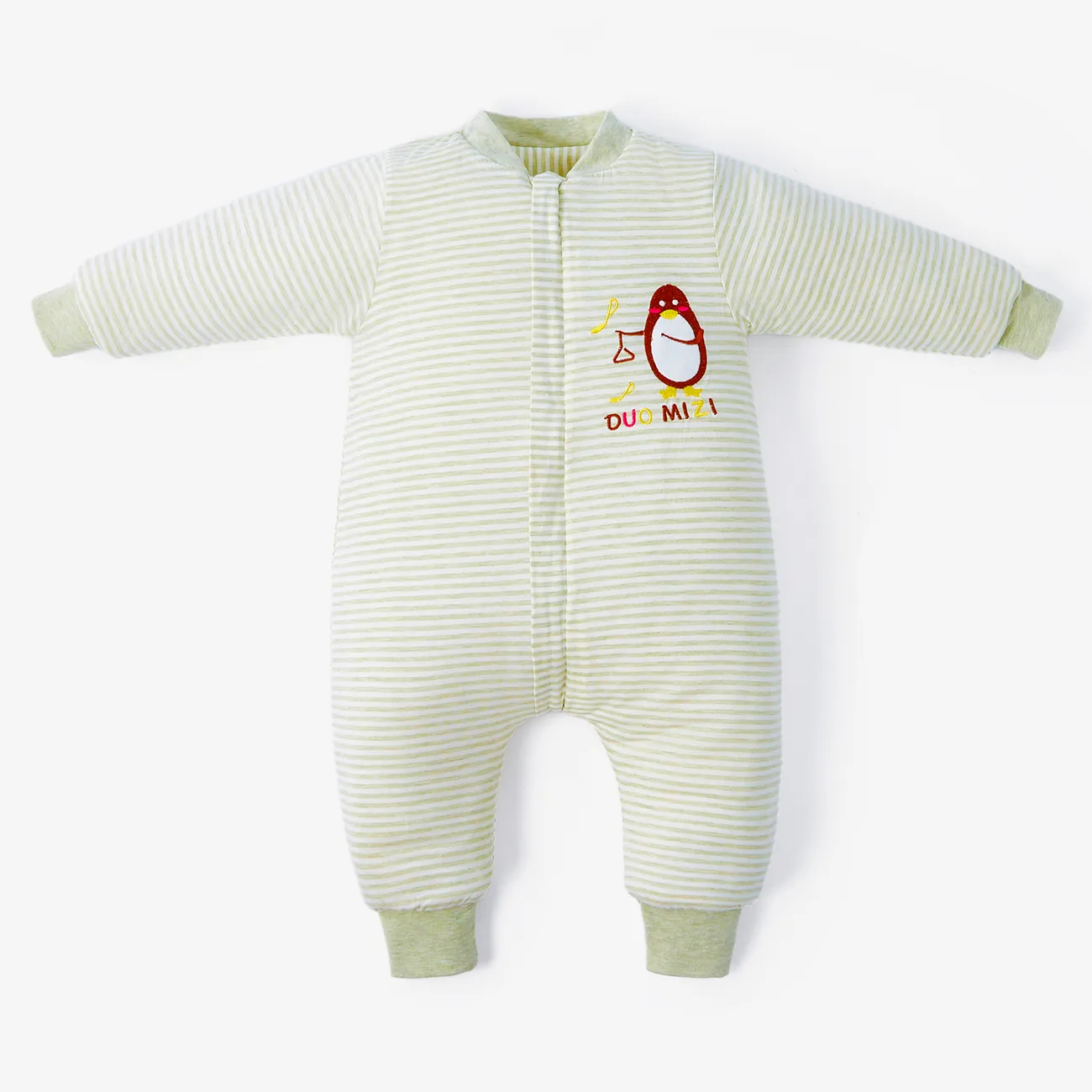Thickened Leg-Separated Zipper Anti-Kick Baby Sleeping Bag-Suitable for Infants under 12 months old big image 1