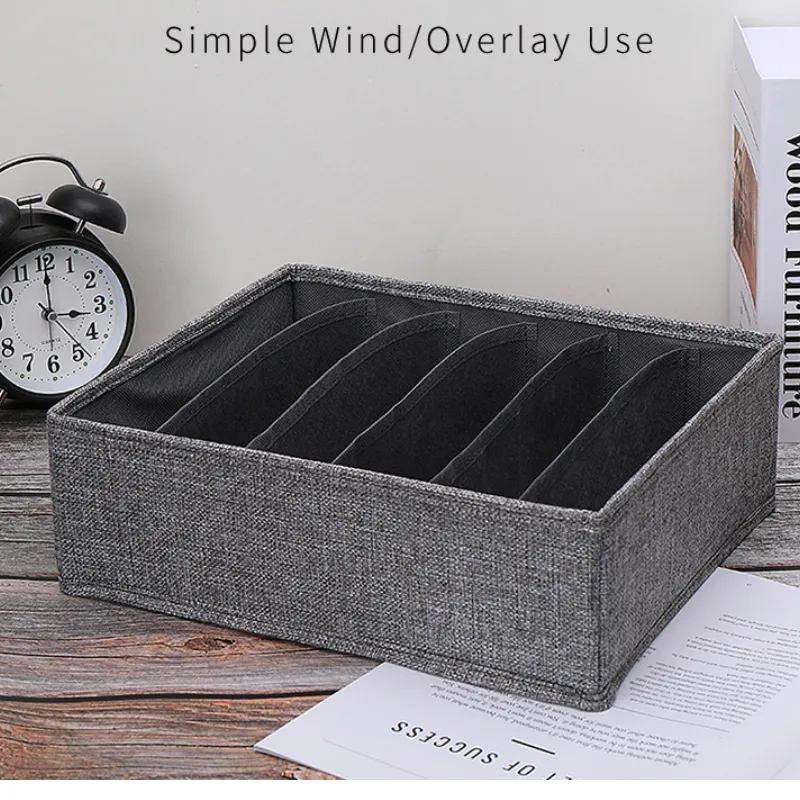 Grid Underwear Organizer - Foldable and Sectioned Lingerie Storage Box Only  $8.99 PatPat US Mobile