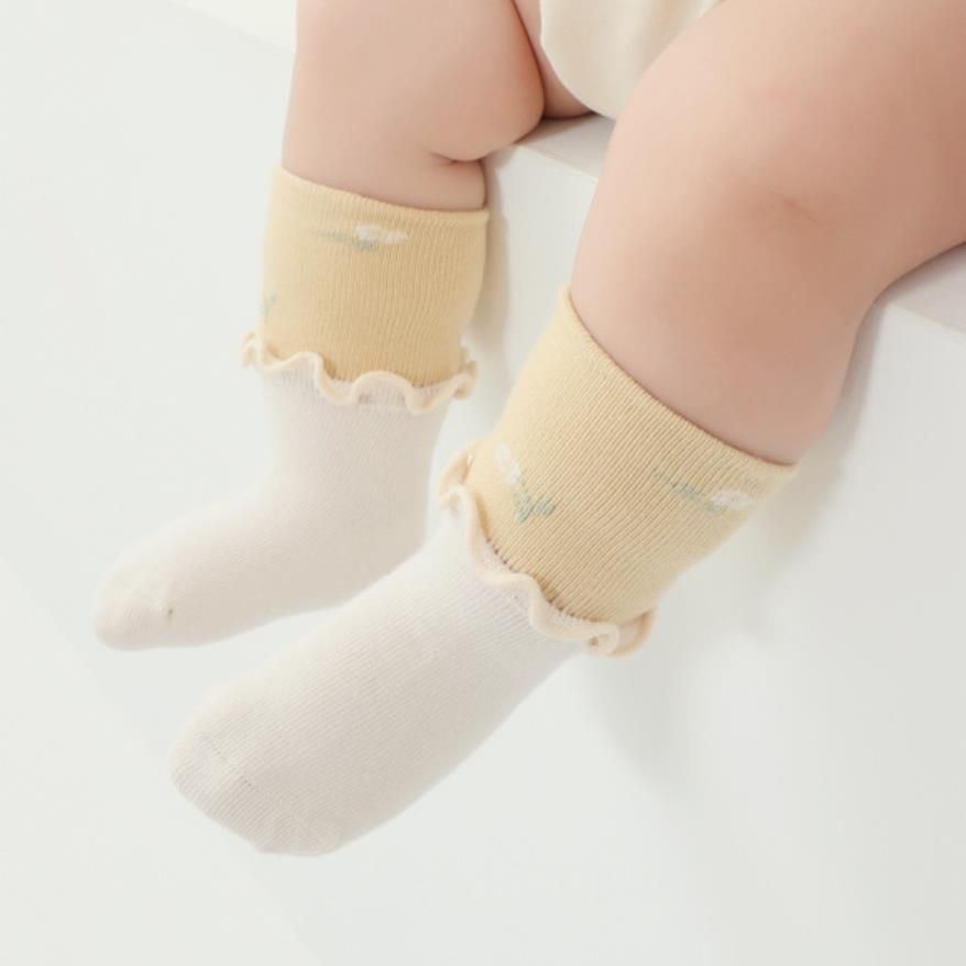 Baby Likes Fungus Lace Boneless Cotton Socks