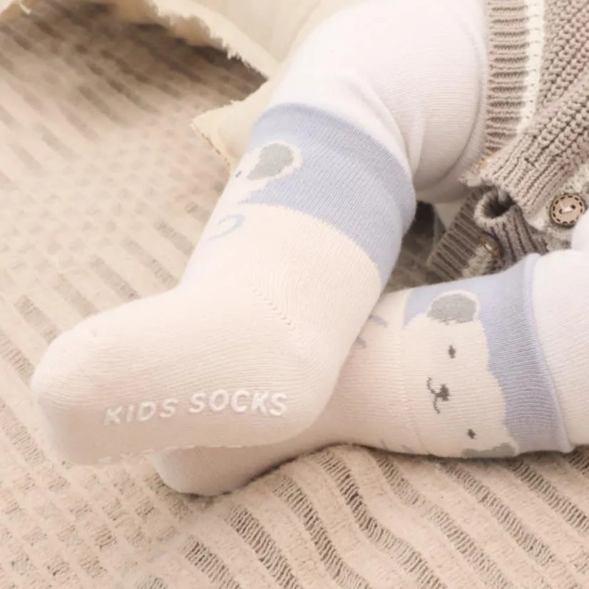 

Baby Childlike Thickened warm mid-calf terry boneless loose socks