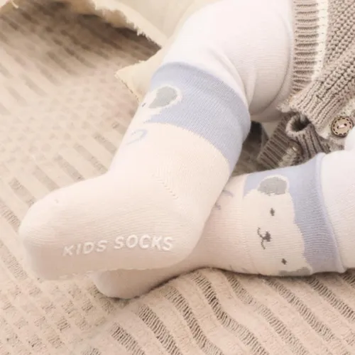 Baby Childlike Thickened warm mid-calf terry boneless loose socks