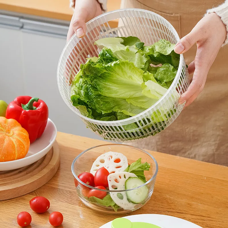 Conveniente deshidratador de verduras para ensaladas caseras Verde big image 1