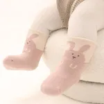 Baby Childlike Thickened warm mid-calf terry boneless loose socks Pink