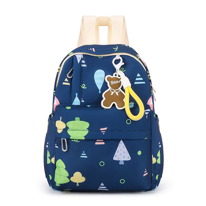 Toddler/kids Cartoon Printed Double Shoulder Backpack