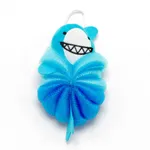 Pacote Individual Bola de Banho Infantil - Esponja de Banho Bonito dos Desenhos Animados Sereia para Bebês azul real