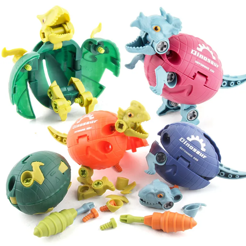 Kit de juguete DIY de animales de dinosaurios para niños unisex, hecho de algodón, 1 pieza. Verde big image 1