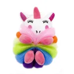 Pacote Individual Bola de Banho Infantil - Esponja de Banho Bonito dos Desenhos Animados Sereia para Bebês colorido
