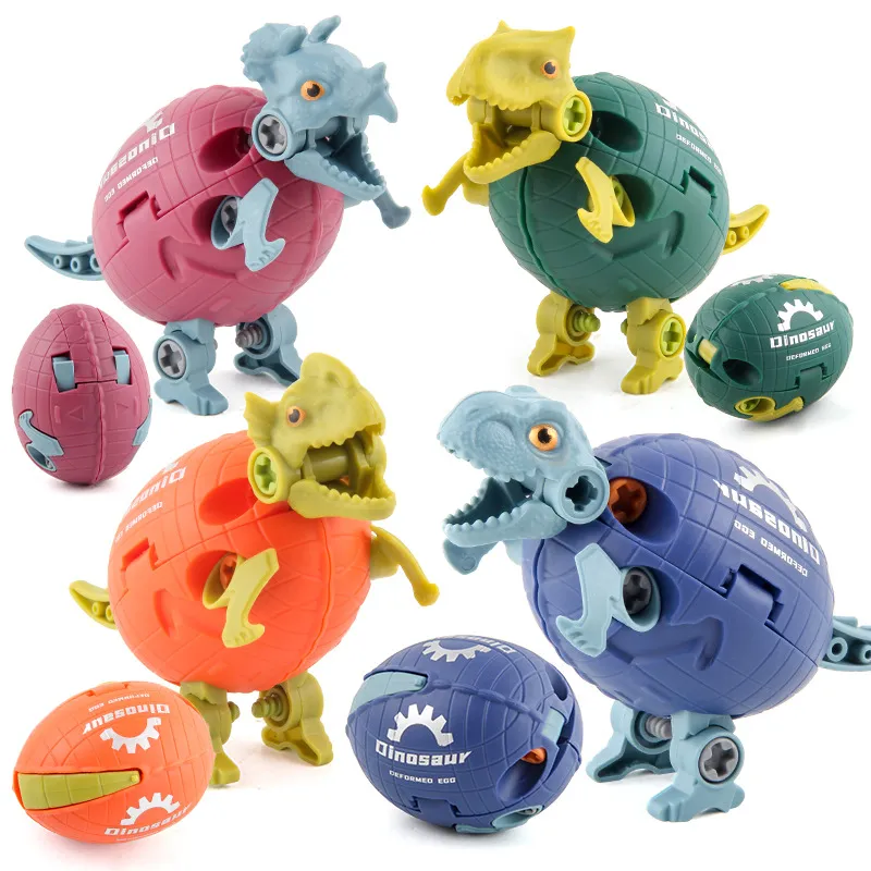 Kit di giocattoli fai-da-te con tema Dinosauri per bambini unisex, realizzato in cotone, 1 pezzo. Verde big image 1