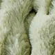PatPat Double-Layer Plush Faux Rabbit Fur Bubble Jacquard Blanket Green