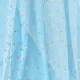 Disney Princess Dia da Mãe Criança Menina Costuras de tecido Bonito Vestidos Azul
