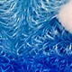 單件裝兒童沐浴球 - 可愛的卡通美人魚嬰兒沐浴海綿 藍色