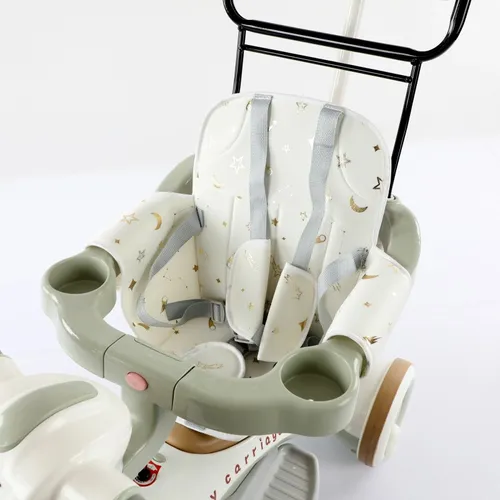 Universelles Kinderwagenkissen-Sitzpolster mit Sicherheitsgurt