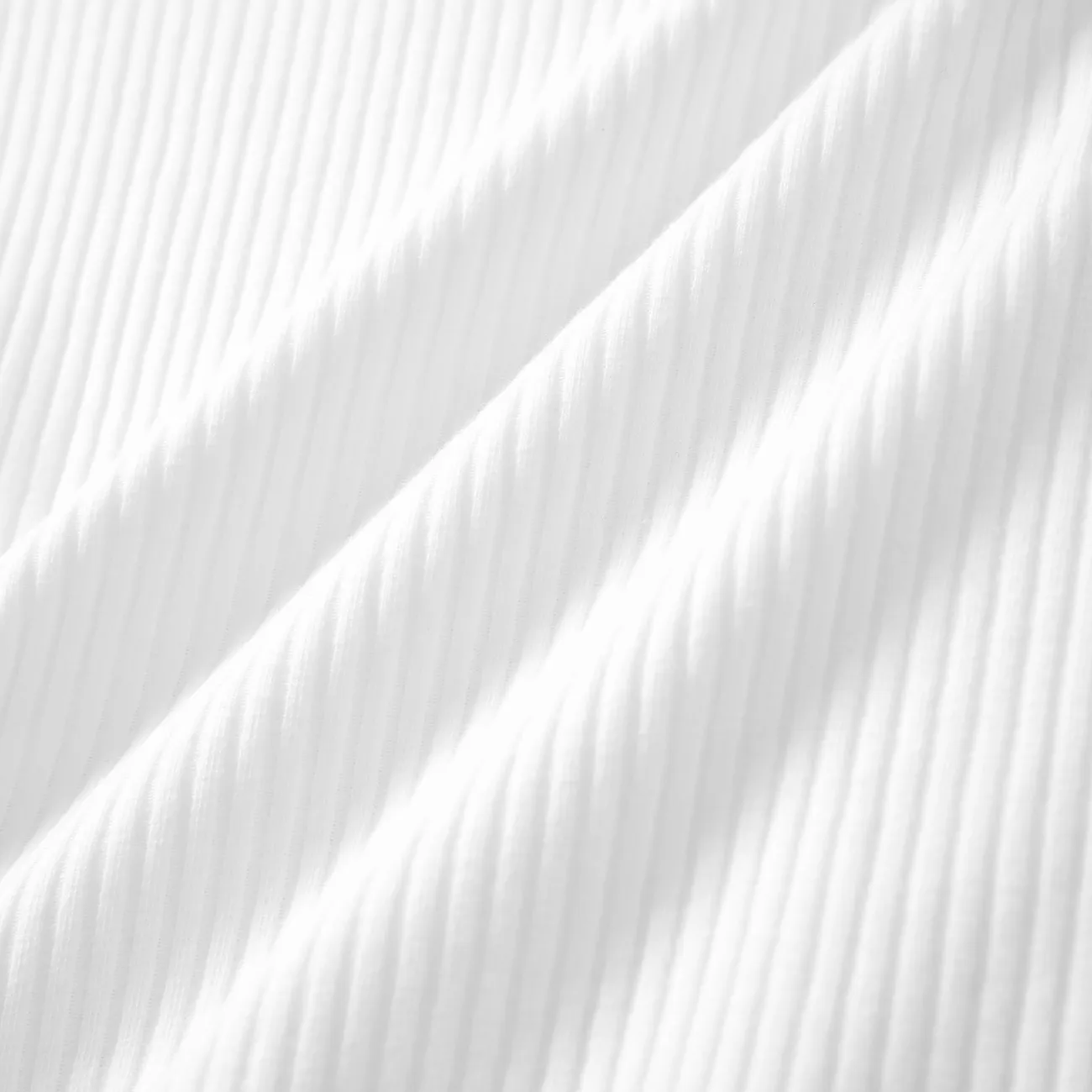 Neonato Unisex Casual Manica corta Maglietta Bianco big image 1