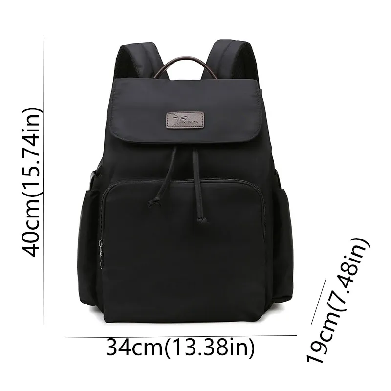 Multi-compartment Diaper Bag Backpack Large Capacity Multifunction Mommy Maternity Bag Backpack Black big image 1