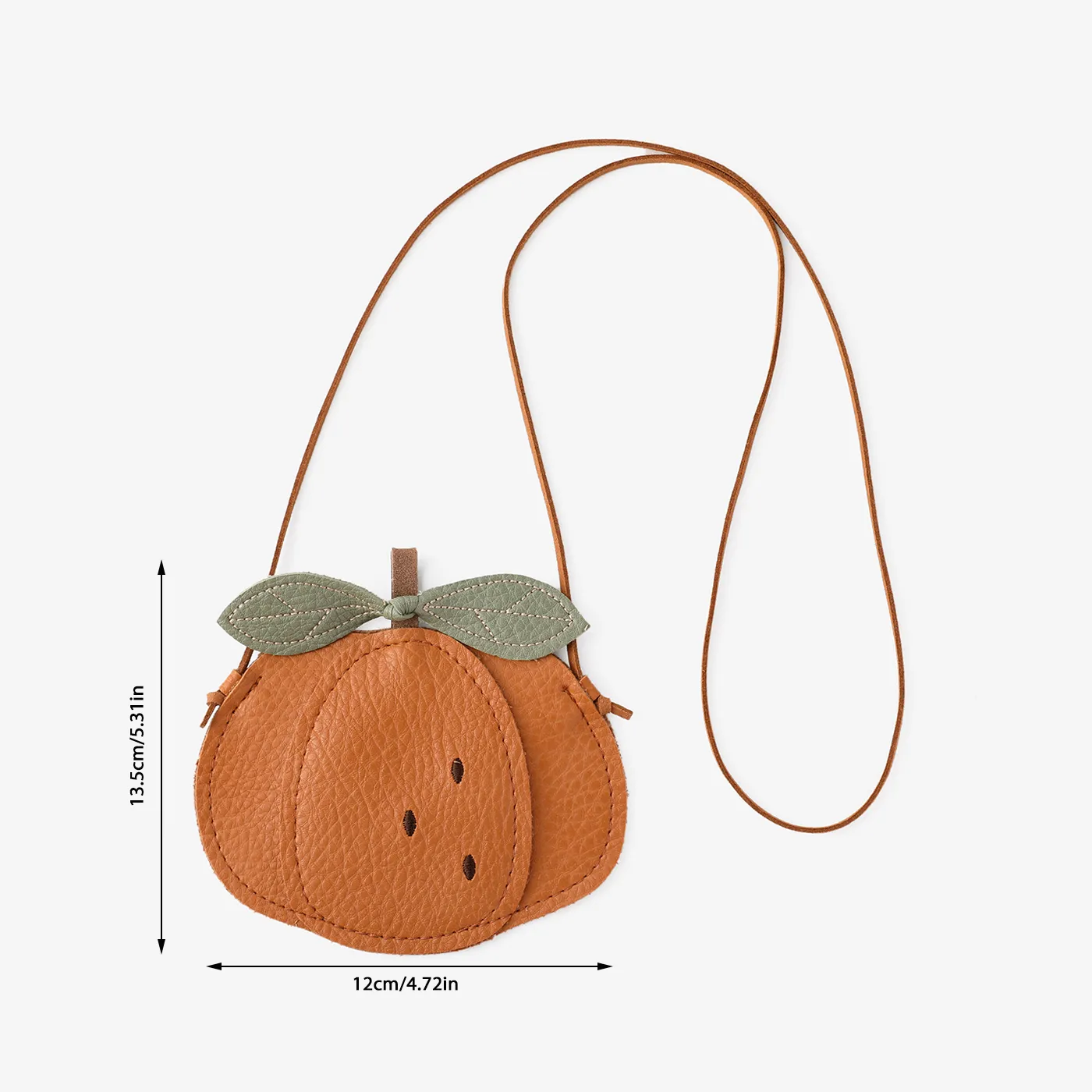 Kids/toddler Childlike Cute shape, soft material, can be a shoulder / diagonal fashion dual-use bag for Children Brown image 6
