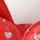 Baby/Kleinkind Süßes Valentinstagsschleifen-Stirnband rot