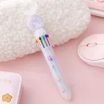 Bolígrafos de conejo de dibujos animados en 10 colores Blanco