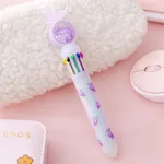 Cartoon Rabbit Ballpoint Pens in 10 Colors Purple