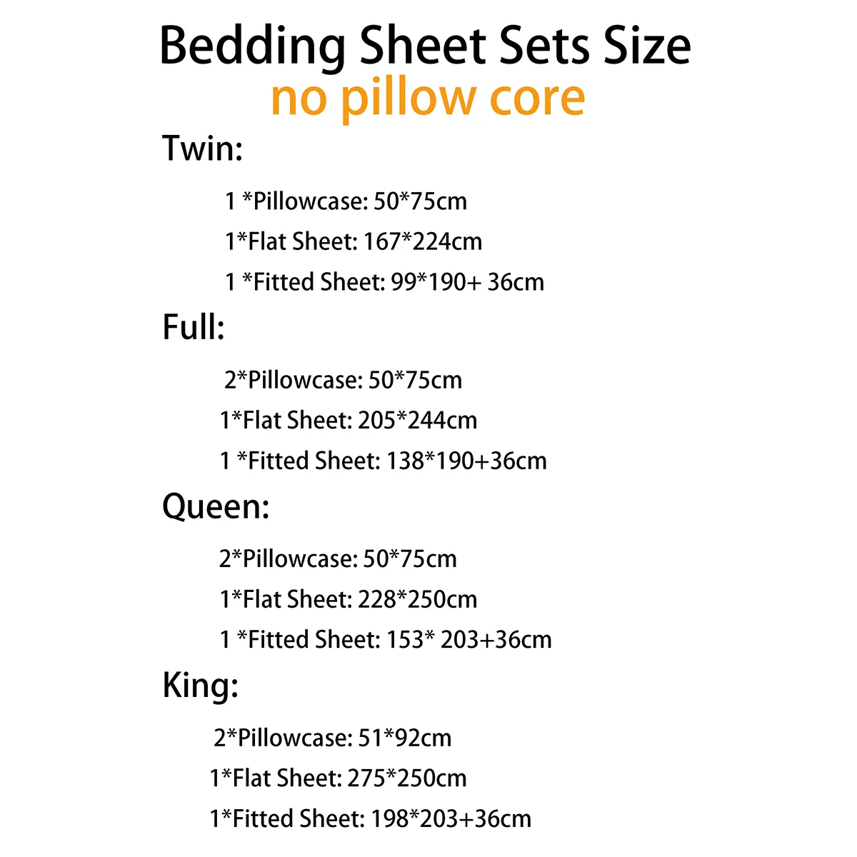 Solid Color Bedding Set: Three-piece Set with Fitted Sheet, Pillowcase, and Flat Sheet  White big image 1