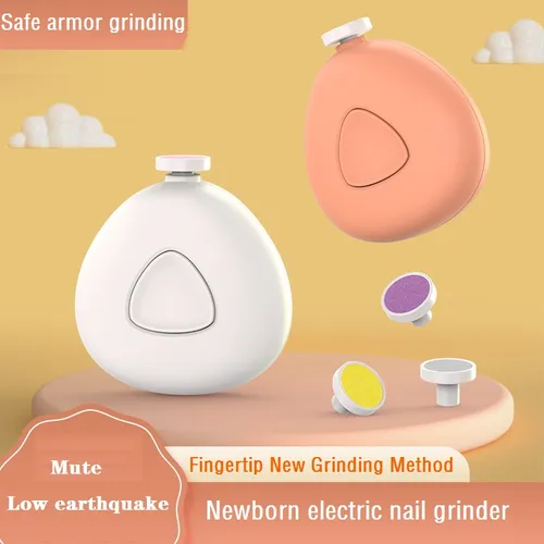 Electric Nail Grinder for Newborn Babies with Anti-Pinch Nail Clipper and 6 Grinding Heads