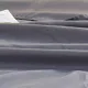 Einfarbiges Bettwäsche-Set: Dreiteiliges Set mit Spannbettlaken, Kissenbezug und flachem Laken  grau