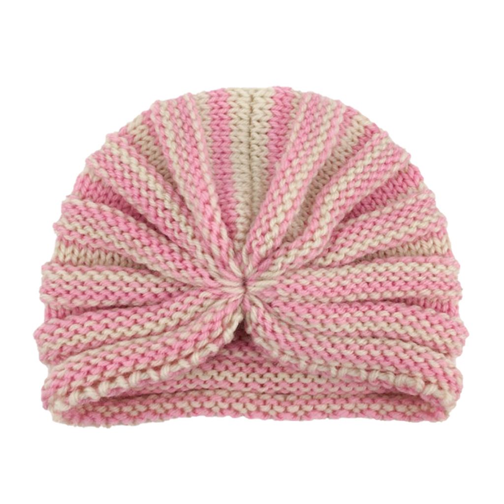 Baby Casual Warm Striped Knitted Wool Hat