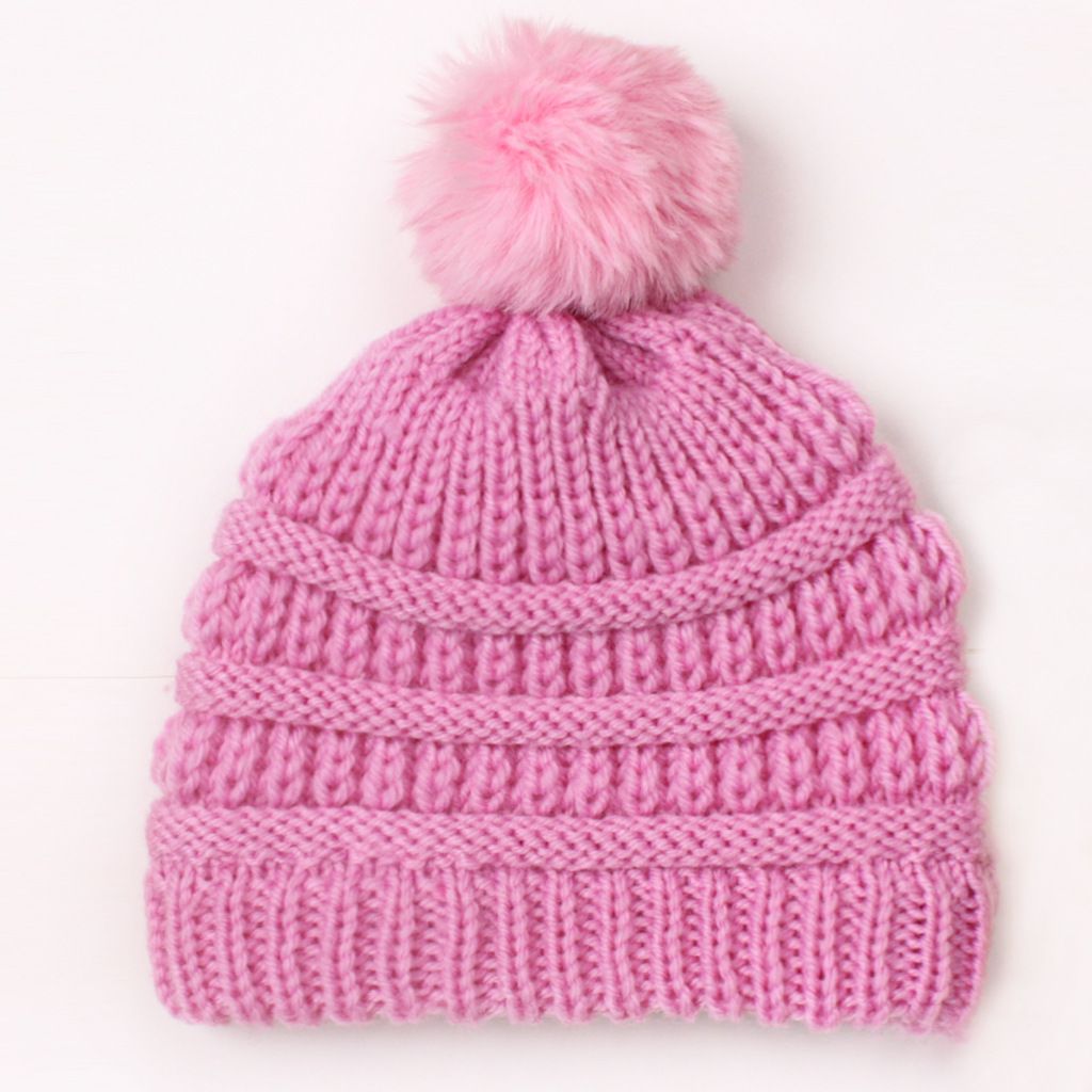 Baby Casual Versatile And Warm Wool Knitted Hat