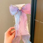 Toddler/kids Pearl bow tassel ribbon headband Color-A