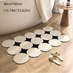 Non-Slip Quick-Drying Bath Mat for Home Bathroom White